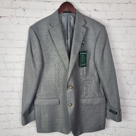 Lauren Ralph Lauren. UltraFlex Gray Blazer 42 Reg